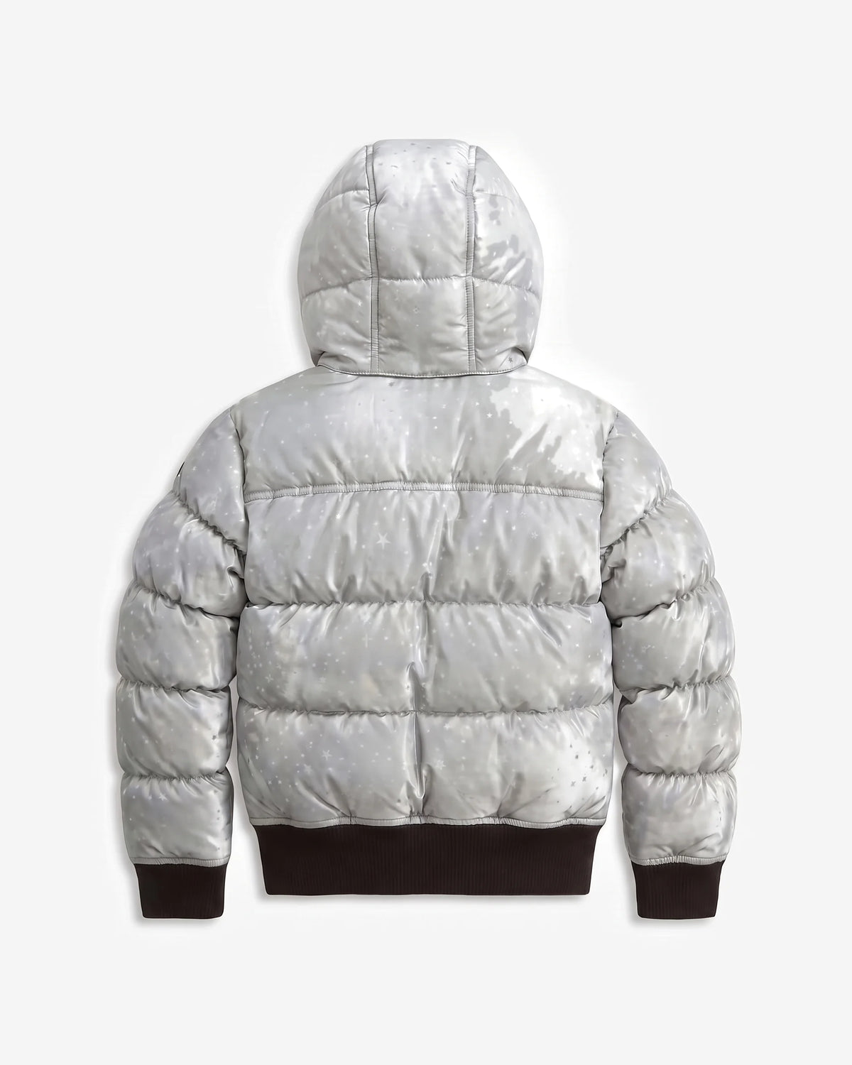Silver Illusion Flurry Coat — back