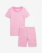 Pink Stripes 2-Piece Short Sleeve Pajama Set