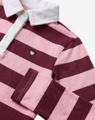 Pink Stripes Quinn Oversized Dress featuring soft fabric and stylish long sleeves for all-day comfort.