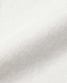 Close-up of soft fabric for Cream Samantha Sweatpants, showcasing the cozy fleece texture ideal for all-day comfort.