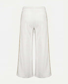 Back view of the Cream Samantha Sweatpants featuring a warm cream color and relaxed fit design.