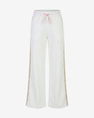 Cream Samantha Sweatpants in soft cream tone with elastic waistband, perfect for active girls.