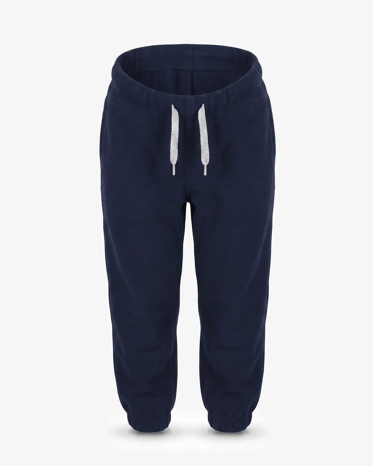 Navy Blue Gym Sweatpants featuring soft fabric and elastic waistband for active kids' comfort.