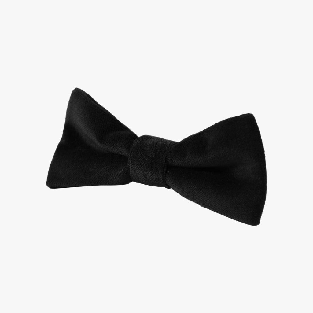 Appaman Best Quality Kids Clothing Bow Tie | Black Velvet