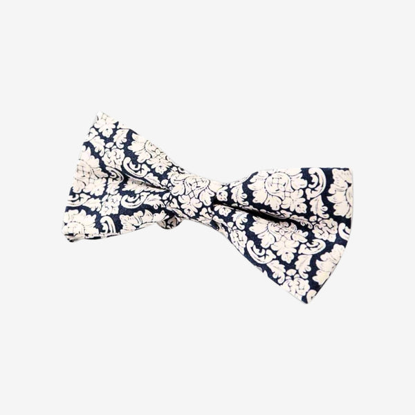 Appaman Best Quality Kids Clothing Bow Tie | Navy Damask