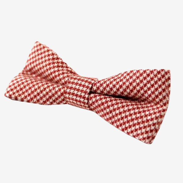 Appaman Best Quality Kids Clothing Bow Tie | Red Houndstooth
