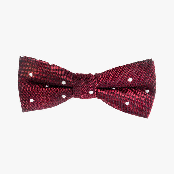 Appaman Best Quality Kids Clothing Boys Bow Ties Bow Tie | Burgundy Dots