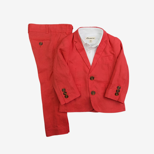 Appaman Best Quality Kids Clothing Boys Fine Tailoring Linen Mod Suit | Poppy