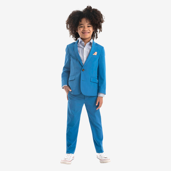 Appaman Best Quality Kids Clothing Boys Fine Tailoring Mod Suit | Palace Blue