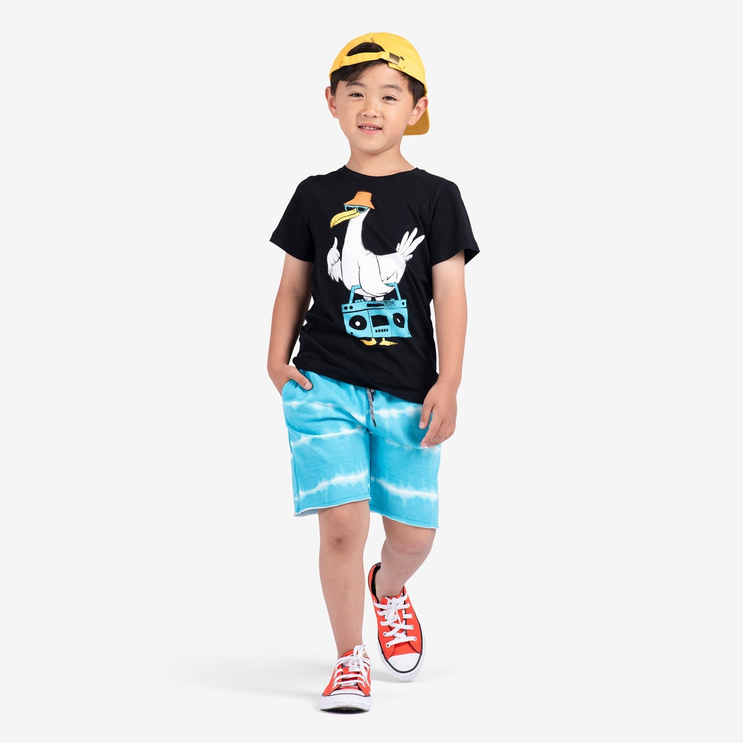 Shop Boys' Graphic Tee | Cool Seagull Trendy Clothes | APPAMAN