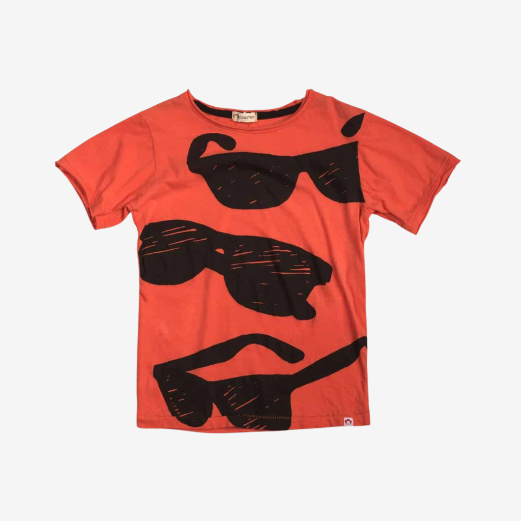 Appaman Best Quality Kids Clothing Boys Graphic Tees Sunglasses Tee | Guava