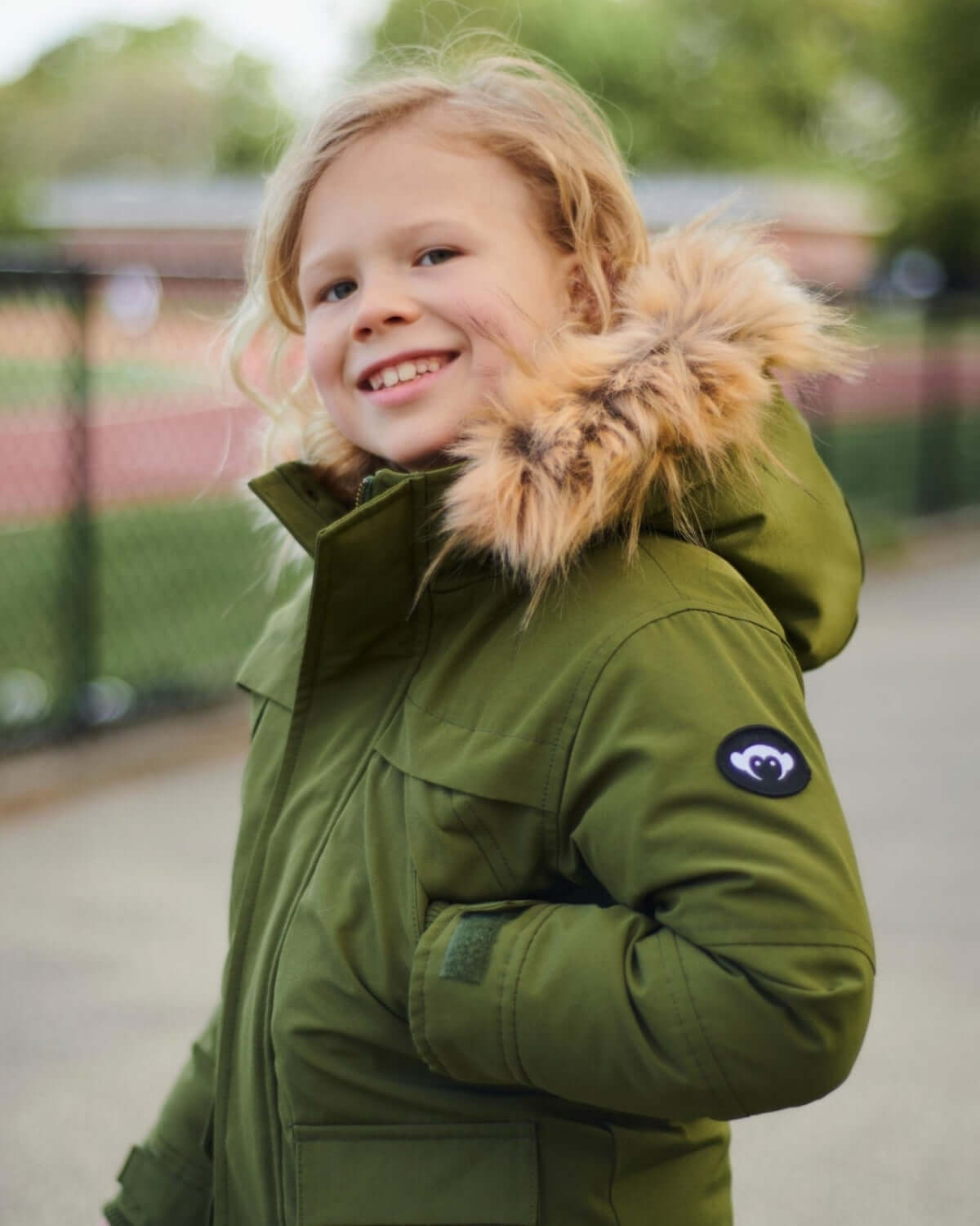 Down Parka Jacket Kids Down Winter Coats Down Parka Boys Faux Fur