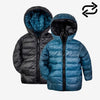 Appaman Best Quality Kids Clothing Boys Outerwear Reversible Puffer | Blue Wave