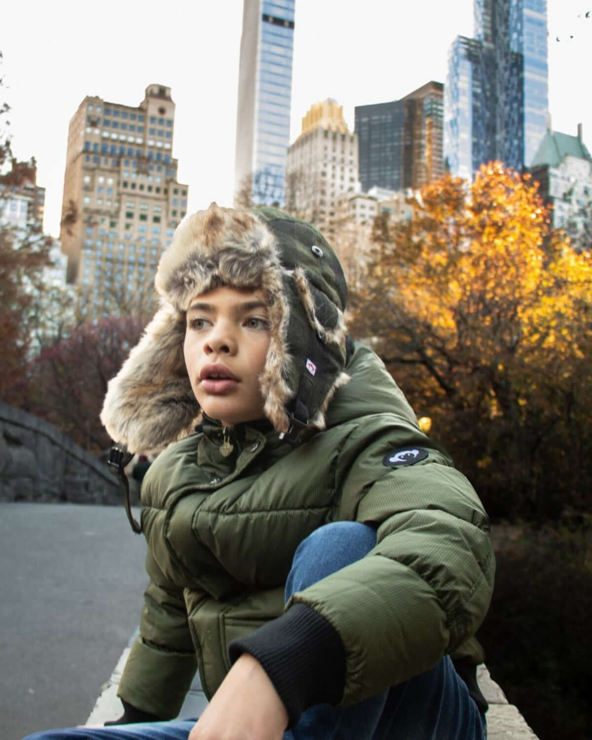 Boys Green Puffer Coat Appaman - Main Image