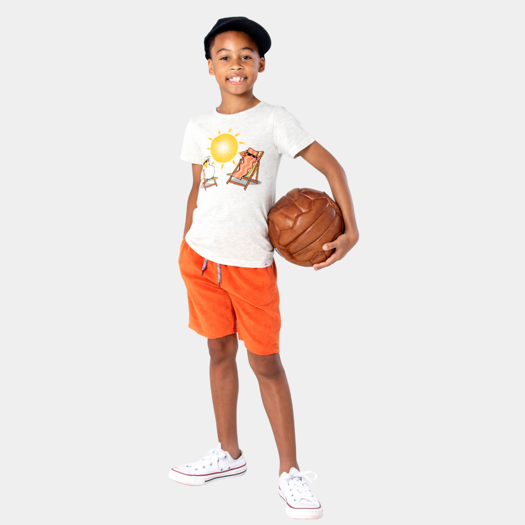 Appaman Best Quality Kids Clothing Boys Shorts Camp Short | Burnt Orange