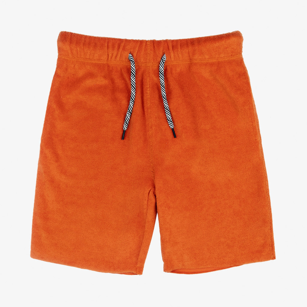 Appaman Best Quality Kids Clothing Boys Shorts Camp Shorts | Terry Burnt Orange
