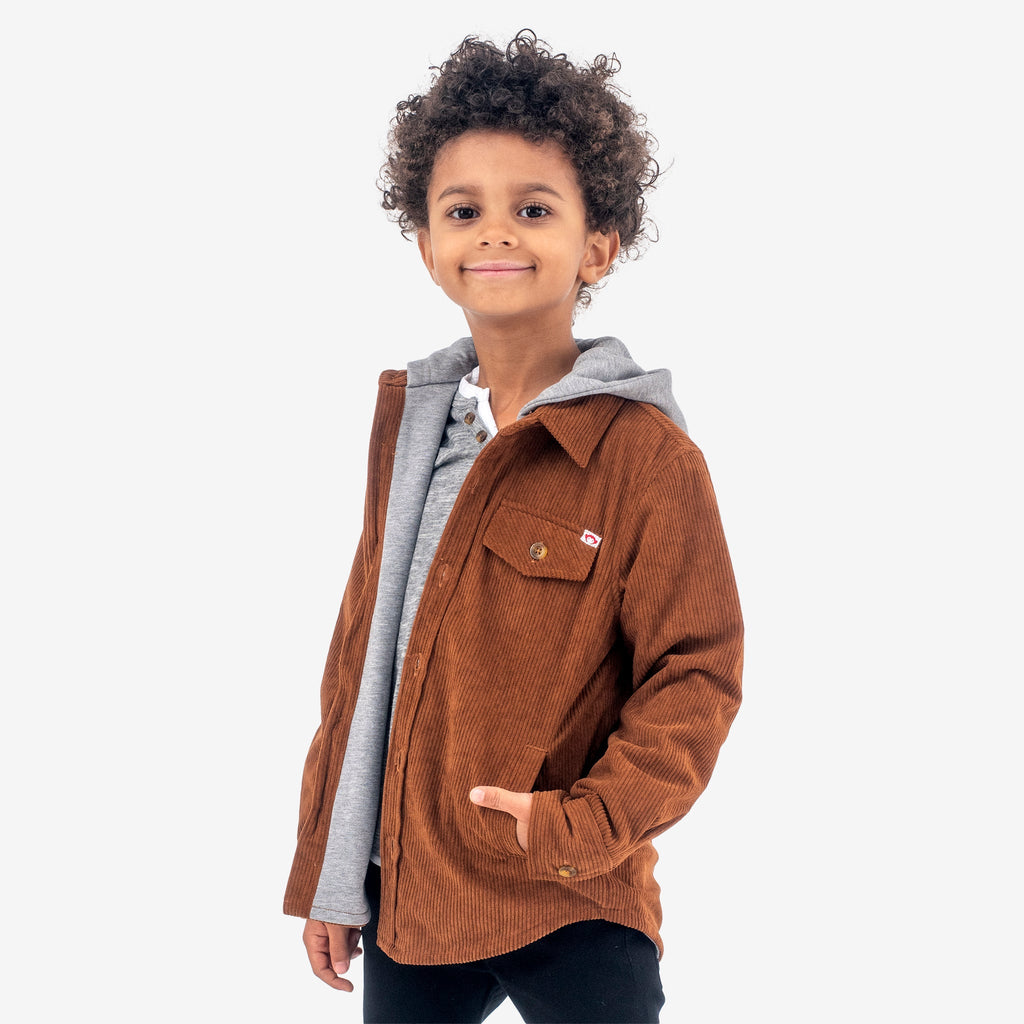 Appaman Best Quality Kids Clothing Boys Tops Glen Hooded Shirt | Sierra