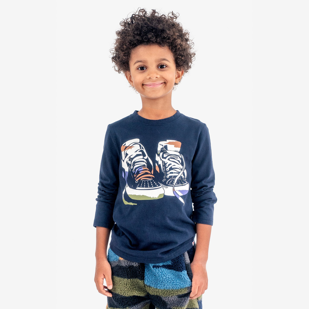 Appaman Best Quality Kids Clothing Boys Tops Graphic Long Sleeve Tee | Sneaker Game