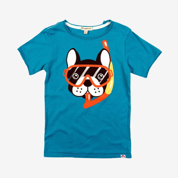 Appaman Best Quality Kids Clothing Boys Tops Graphic Tee | Caribbean Sea