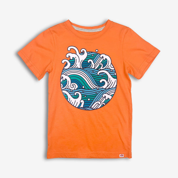Appaman Best Quality Kids Clothing boys tops Graphic Tee | Tidal Waves