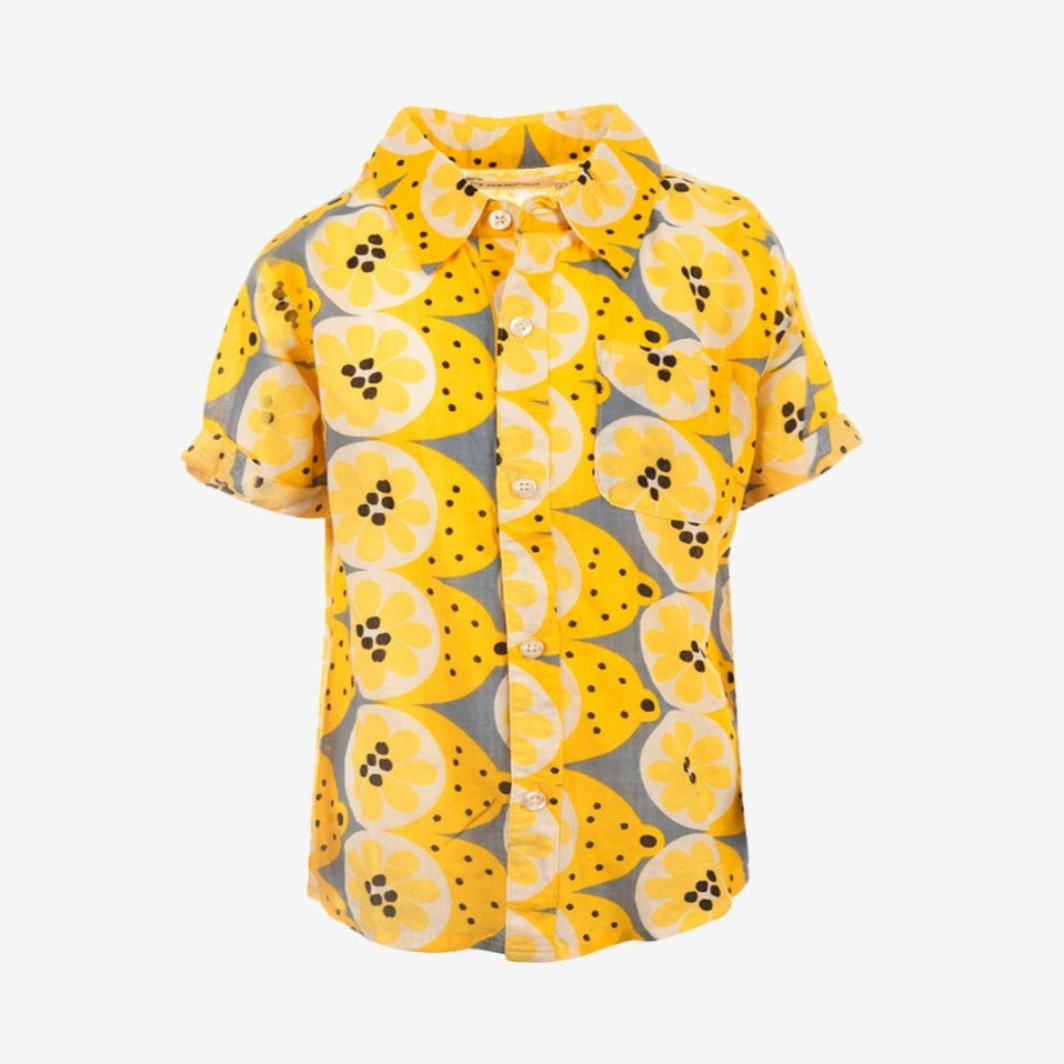 Appaman Best Quality Kids Clothing Boys Tops Playa Shirt | Lemons