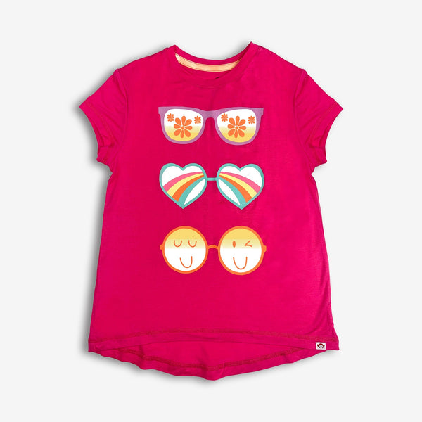 Appaman Best Quality Kids Clothing Circle Tee | Radiant Pink