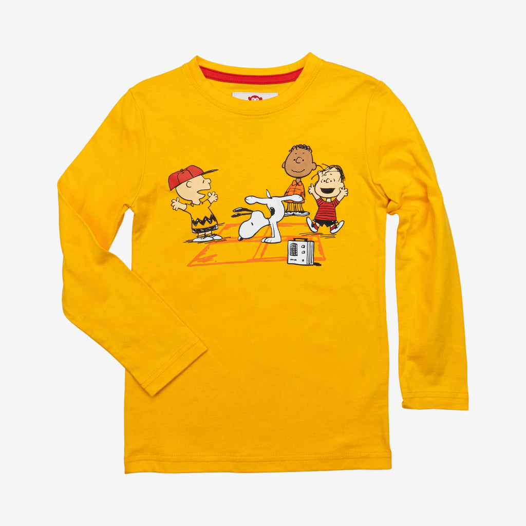 Appaman Best Quality Kids Clothing Collaboration Peanuts Graphic Tee | Gold