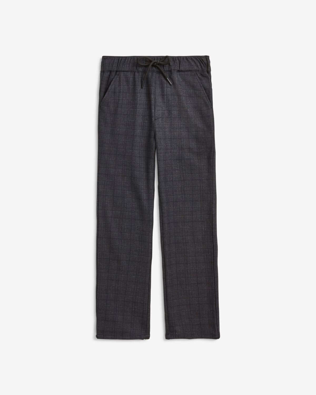 relaxed fit mens plaid dress pants Slim Brown Plaid Stretch Suit Pant