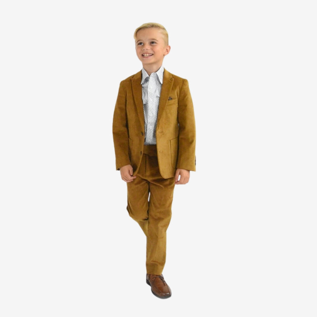 Appaman Best Quality Kids Clothing Fine Tailoring Bottoms Suit Pant | Camel