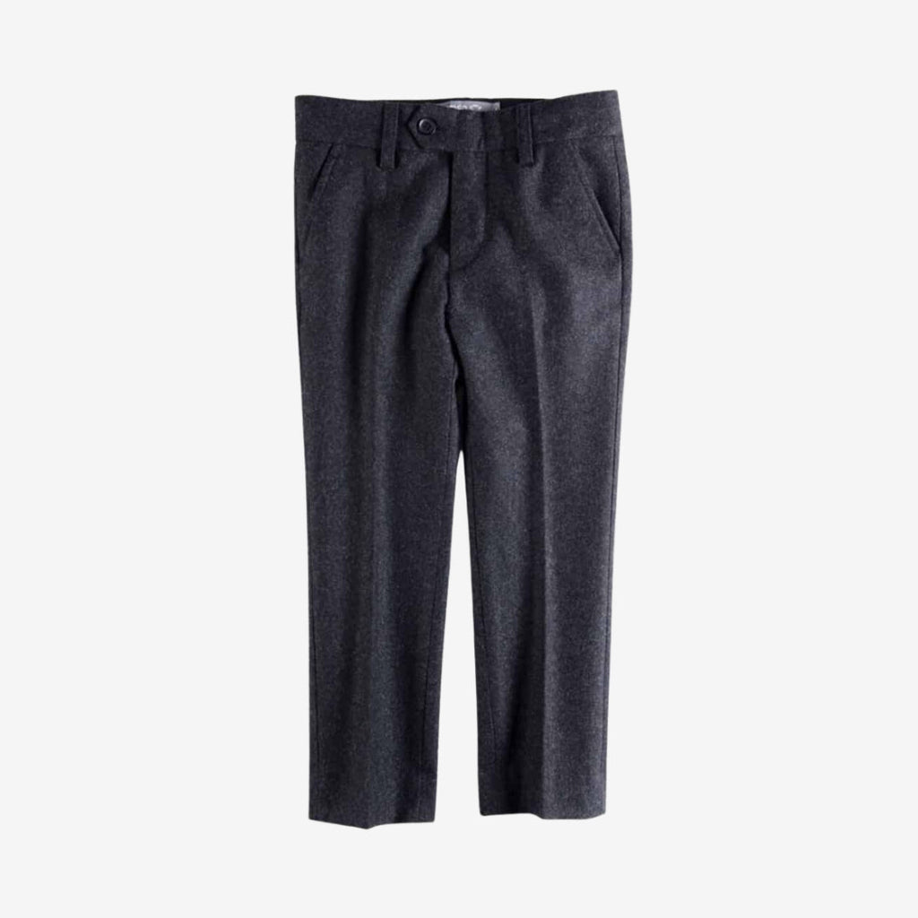 Appaman Best Quality Kids Clothing Fine Tailoring Bottoms Tailored Wool Pants | Charcoal