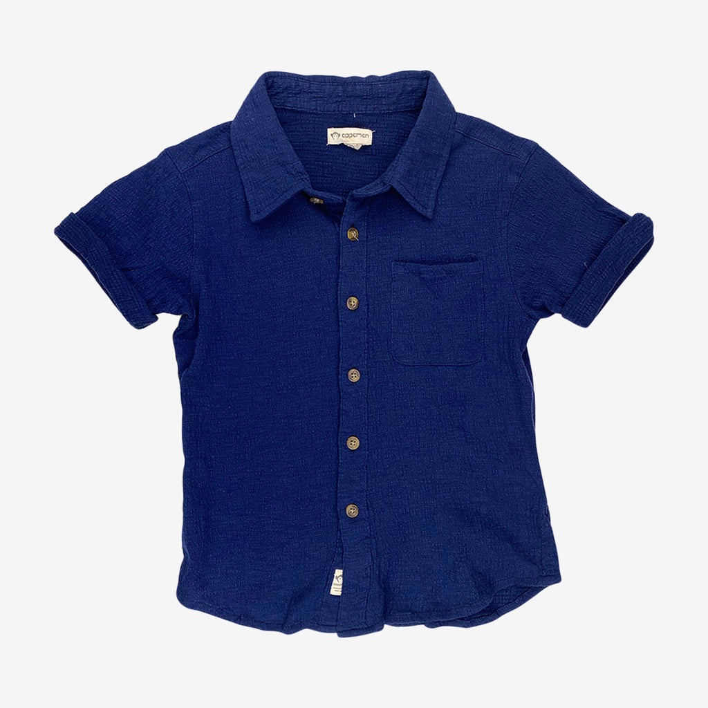 Appaman Best Quality Kids Clothing Fine Tailoring Casual Tops Beach Shirts | Navy Blue