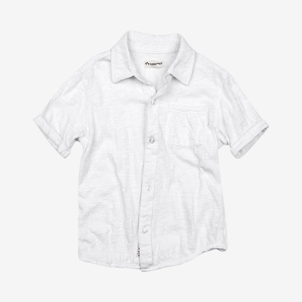Appaman Best Quality Kids Clothing Fine Tailoring Casual Tops Beach Shirts | White