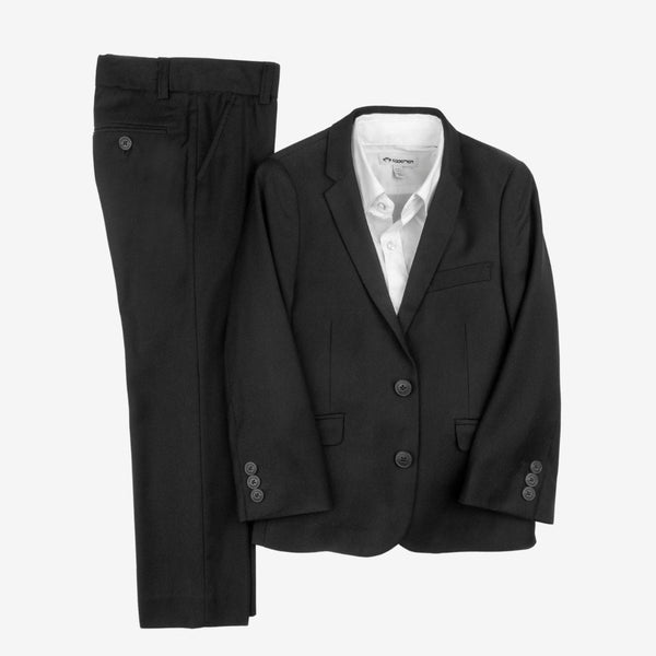 Appaman Best Quality Kids Clothing Fine Tailoring Permanent Mod Suit | Black