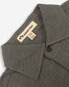Sage Beach Shirt detail showing soft fabric, stylish collar, and Appaman label—the ultimate kids' summer staple!