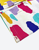 Vibrant and playful multi bike shorts detail, perfect for stylish kids' clothes—durable fun for back to school!