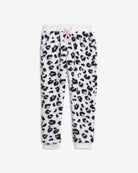 Cozy grey leopard joggers for kids, perfect for lounging and stylish playtime adventures in high-quality comfort!