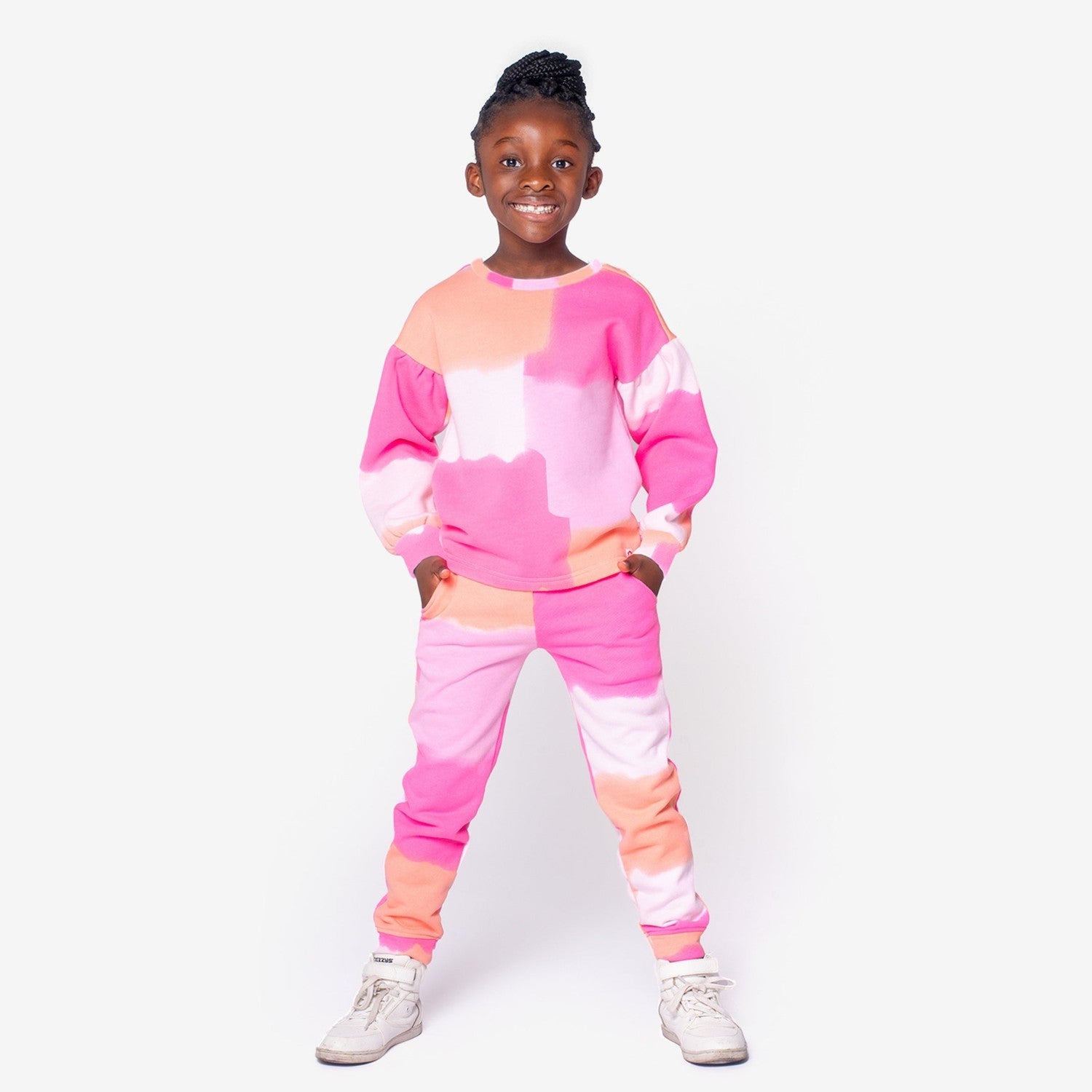 【BAON】[unisex] Ellet banding color balloon jogger sweatPT Balloon Pants - Pink – ban.do