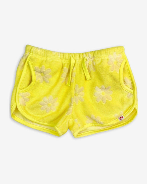 Girls Yellow Terry Shorts Appaman