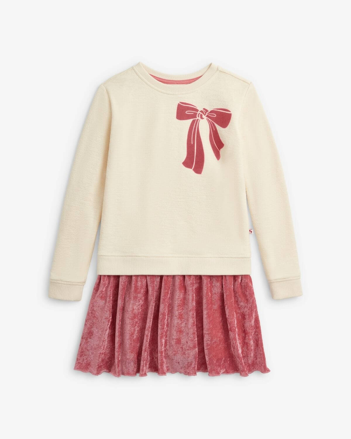 Cream Bow Sweatshirt Dress | Girls | Kids | Size 10 | Appaman Clothing Cream Bow Sweatshirt Dress | Girls | Kids | Size 10 | Appaman Clothing