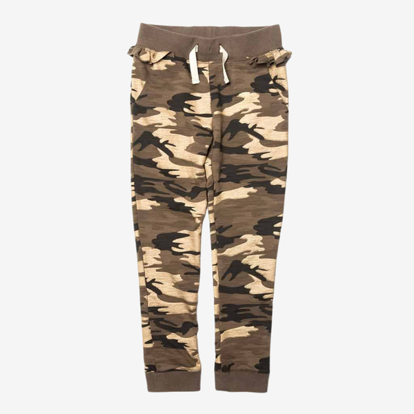 Appaman Best Quality Kids Clothing Girls Fall Bottoms Maddie Jogger | Goldstone Camo