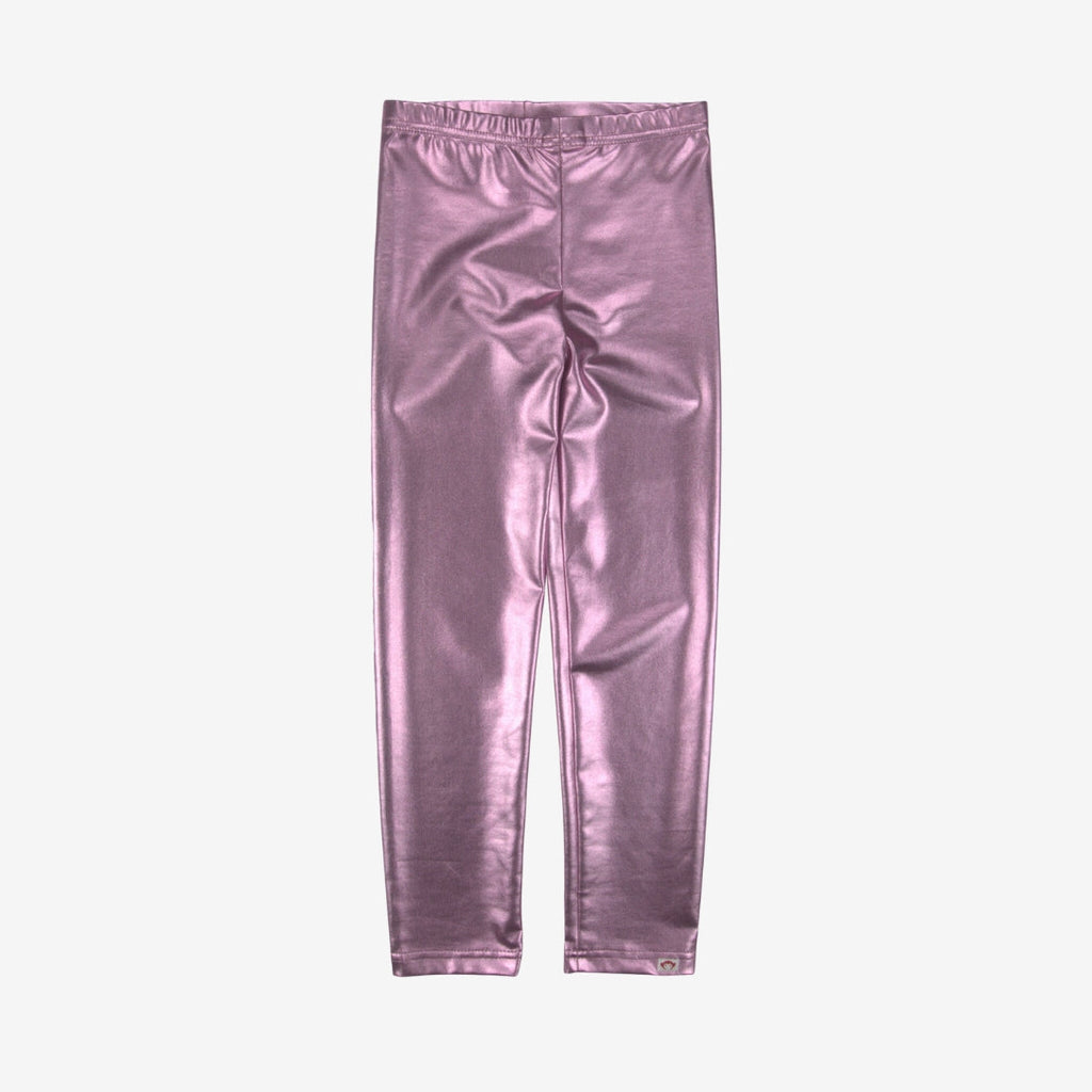 Appaman Best Quality Kids Clothing Girls Leggings Legging | Metallic Pink