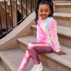 Appaman Best Quality Kids Clothing Girls Leggings Leggings | Metallic Pink