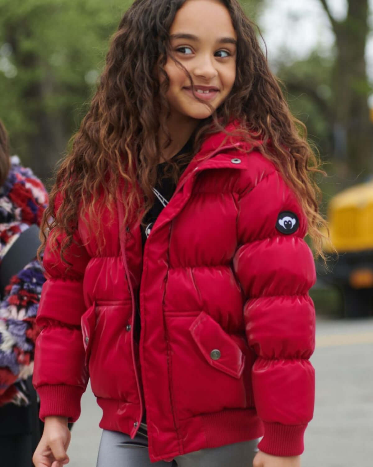 Girls Pink Puffer Coat Appaman - Main Image