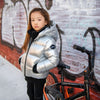 Appaman Best Quality Kids Clothing girls outerwear Flurry Coat | Silver