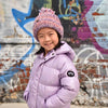 Appaman Best Quality Kids Clothing girls outerwear Puffy Coat | Metallic Lavender