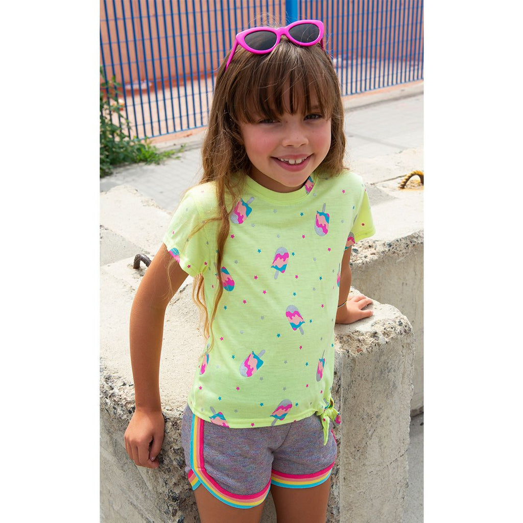Appaman Best Quality Kids Clothing girls shorts Lori Shorts | Heather Grey Sparkle