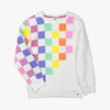 Appaman Best Quality Kids Clothing Girls Sweater/Hoodie Ruby Sweatshirt | Checkerboard