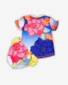 Flora Zuma Bikini: vibrant rash guard set for kids, blooming with color and sun protection in style!