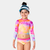 Appaman Best Quality Kids Clothing Girls Swim Oceana Rash Guard Set | Spring Bloom