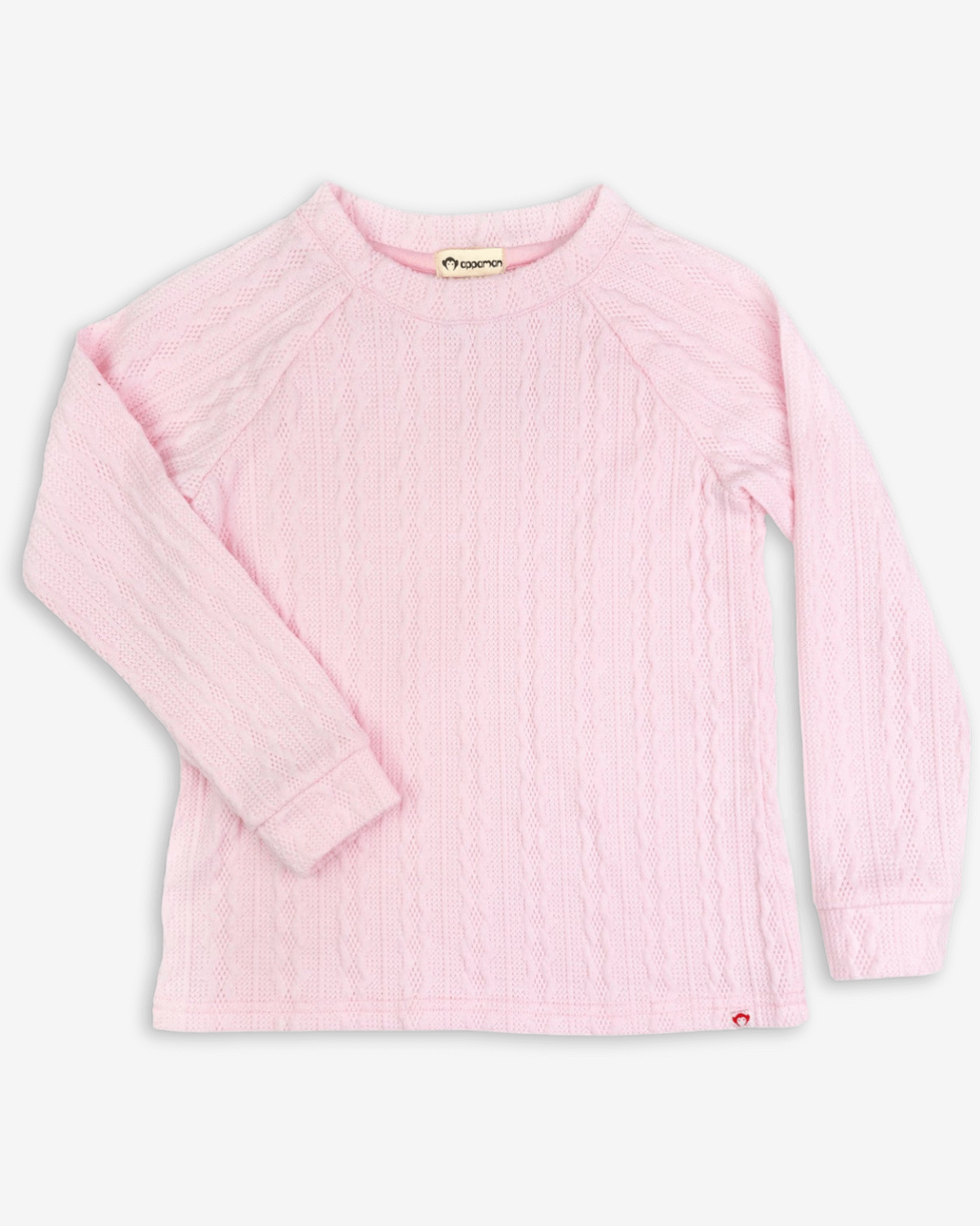 Girls Pink Cable Knit Sweater | Appaman